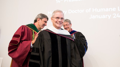 Highlights: Rev. Robert B. Lawton, S.J., Receives Honorary Degree